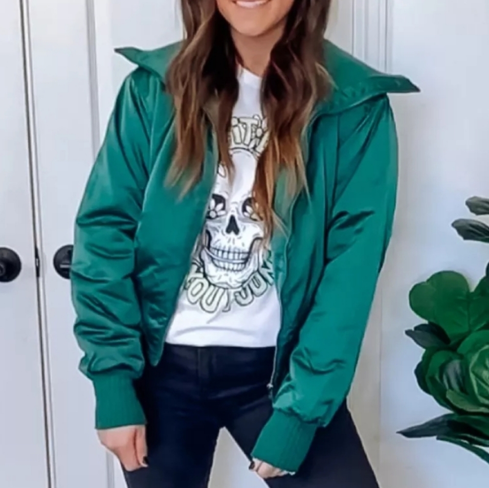 4 FOR $100  -  Wild Fable Green Bomber Jacket